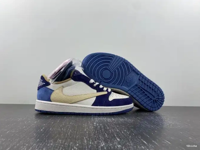 Reps TBK X JORDAN TRAVIS CUSTOM AIR 1 DM7866-808 SCOTT 0520